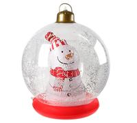 Decorazioni Natalizie Gonfiabili | Decorata Gonfiabile con Pupazzo di Neve - Sfere Luminose con Pupazzo di Neve per Interni Porta D'ingresso Giardino Percorso