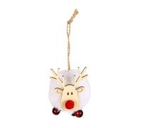 Decorazioni natalizie in feltro con ciondolo a forma di cervo creativo con alce, agnello, pompon per albero di Natale
