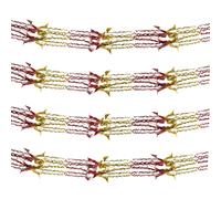Decorazioni Natalizie In Foil Per Soffitto 2 Colori Rosso/Oro - Seleziona Design