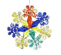Decorazioni Natalizie In Peli Di Natale Per Soffitto Multicolore Premier