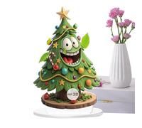 Decorazioni natalizie - Ornamenti per alberi acrilici 2D per display da scrivania, arredamento del festival natalizio con design festivo, decorazione per feste per tavolo, casa, ufficio interno, camer