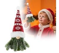 Decorazioni Natalizie Particolari Decorazione natalizia, bambola ornamentale lavorata a maglia,bambola senza volto con braccia a forma di ramoscello, tavolo invernale per la casa e le vacanze