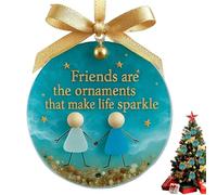 Decorazioni Natalizie per Amiche - Ceramica Decorazione Casa Ricordo - Ornamenti Artistici Decorativi Per Le Feste Per Amiche | Per Ringraziamento Compleanno Festa Vacanza Inverno Sorella Partner