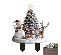 Decorazioni natalizie per esterni - Insegne natalizie per il giardino | Pali da giardino di Natale | Decorazioni natalizie per l'aperto | Pali da giardino di Natale | Segnali acrilici