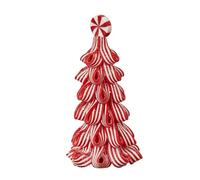 Decorazioni natalizie per interni, mini albero di Natale, angioletto, scena per albero di Natale, ornamento decorativo (B, 12 x 7 cm)
