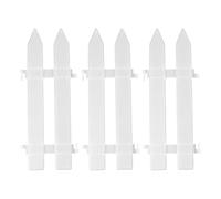 Decorazioni Natalizie Per la Casa Interno White Belt Inch Fenceside Decorativo Mini 4, 6 X 12 Frame Tree Picket Christmas Fence Plastic Home