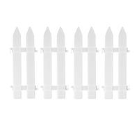 Decorazioni Natalizie Per la Casa Interno White Belt Inch Fenceside Decorativo Mini 4, 6 X 12 Frame Tree Picket Christmas Fence Plastic Home