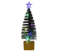 Decorazioni natalizie Regali per le donne Albero di Natale Statua Luce Albero di Natale in miniatura Ornamenti decorativi da scrivania