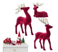 Decorazioni Natalizie Renna Decorazioni Natalizie Con Renna 3 Pezzi