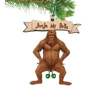 Decorazioni Natalizie - Ricordo Artigianale in Legno,Decorazioni Divertenti Per L'Albero | Per Amici Famiglia Bambini Interno Esterno Parete Finestra Casa Uffici