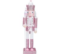 Decorazioni Natalizie, Schiaccianoci Decorazioni Natalizie Soldato Alto 12 pollici Figura Schiaccianoci in Legno Ornamento per Bambole Glitter per Tavolo di Natale Burattini Regali per Feste Stile1