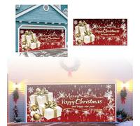Decorazioni natalizie The Christmas Cheer con striscione per garage, l'ultimo arredamento festivo per il tuo garage!(B, 480 x 210 cm)