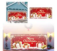 Decorazioni natalizie The Christmas Cheer con striscione per garage, l'ultimo arredamento festivo per il tuo garage!(C, 480 x 210 cm)