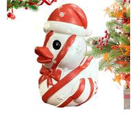 Decorazioni Papere di Natale - Adorabili Papere Pan di, Ornamento Natalizio Con Texture di Zucchero Per Albero, Tavolo, Scrivania, Camera Bambini