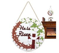 Decorazioni Pasquali Porta,Appendere porta in Legno Rustico - Cartello porta ingresso | per Finestra Balcone Patria Stile Fattoria Interni ed Esterni Casa Vacanze
