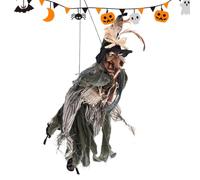 Decorazioni per Albero di Halloween Ornamento Con Occhi Luminosi E Rumori