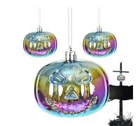 Decorazioni Per Albero Di Halloween - Palle Di Halloween Per Decorazioni - Ghigno Spaventoso Per Maniglie Porte, Pareti, Giardino, Alberi, Raduni In Famiglia Tutto L'Anno