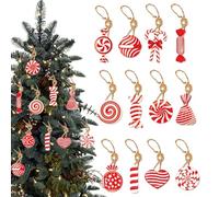 Decorazioni per Albero di Natale 12 Pezzi Pendenti Caramella