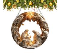 Decorazioni per albero di Natale cristiane Decorazioni natalizie Decorazioni natalizie Decorazioni natalizie cristiane per Natale Gesù ornamenti natalizi Decorazioni natalizie per la Chiesa Sacra