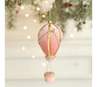 Decorazioni Per Albero Di Natale - Decorazione Natalizia a Forma di Mongolfiera - Ciondolo Charm Per Festival,per la Casa le Feste il Portico la Finestra la Porta d'Ingresso l'Albero di Natale il l'Es