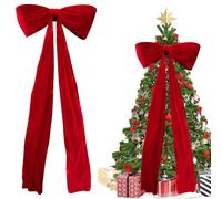 Decorazioni per albero di Natale gigante con fiocco, puntale per albero di Y1Z3