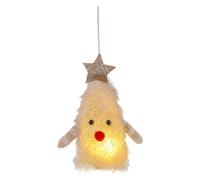 Decorazioni per albero di Natale illuminate, statuetta luminosa per albero delle vacanze, decorazioni in miniatura per interni ed esterni, giardino, patio