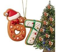 Decorazioni Per Albero Di Natale - Numero 67 Design Pendente - 2D Acrilico Strani Ornamenti Di Natale Con Corda,Per Albero Da Interno Casa Famiglia Vacanza Ringraziamento Festivo Per Auto