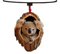 Decorazioni per albero di Natale - ornamenti per animali in acrilico 2D, Koala Scimmia Gatto, festivi originali e colorati | ideale per casa, ufficio, sala da pranzo, camera da letto, festa