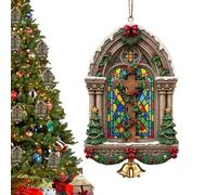 Decorazioni per albero di Natale,Ornamenti religiosi della Natività | Decorazioni per feste in acrilico 2D Regali per donna famiglia madre padre amici