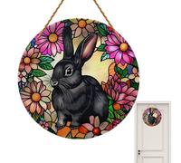 Decorazioni per albero di Pasqua, decorazioni a forma di di Pasqua - Ornamenti in acrilico 2D coniglio | Ciondolo decorativo per decorazioni pasquali festive per familiari amici bambini uomini