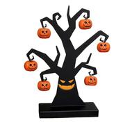 Decorazioni per albero di zucca, statua da tavolo di Halloween, statua di albero fantasma di zucca centrotavola ornamenti per feste da tavolo