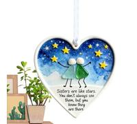 Decorazioni per Amicizia Donna - Cuore Mare Cimelio Pallina Amicizia,Decorazioni Ricordo Eterne - Regalo per Colleghe Sorelle Famiglia
