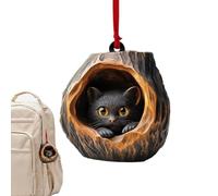 Decorazioni per animali di Natale | Ornamenti in Acrilico 2D per Albero e Decorazione - Pendabile Portatile per Auto Casa Borse Regalo Telefoni e Collegi