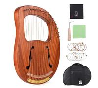 decorazioni per Arpa in legno artigianale modello classico in miniatura decorazione carina mini accessori portatili strumento musicale gioielli unici creativi 16 corde