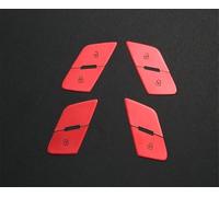 Decorazioni Per Auto Compatibile Con Per A3L 2021, Accessori Interni Auto, Interruttore Di Blocco Della Porta, Pulsanti Di Bloccaggio Centrale, Adesivi E Decalcomanie(Rosso)