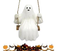 Decorazioni Per Auto Horror - Ciondolo Fantasma Oscillante Spettrale | Ornamento A Sospensione Per Auto. Simpatico Fantasma In Resina | Riorganizzatura Dello Specchio Retrovisore Per Decorazioni Di Ha