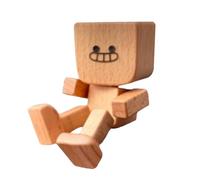 Decorazioni per auto per il cruscotto | Figura di agitatore in legno con giunti mobili,Elegante accessorio interno aumenta lo stile del veicolo durante il pendolarismo a scuola o al lavoro