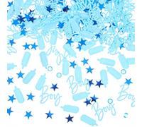 Decorazioni per baby shower coriandoli blu ragazzo tavolo spargere coriandoli per sesso rivelare forniture per feste baby shower centrotavola