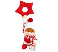 Decorazioni per bambole di Natale,Bambole di Natale per ragazze | Bambola di figure festive - Ornamenti per statuette di bambola di Natale, bella bambola in piedi per la decorazione della tavola