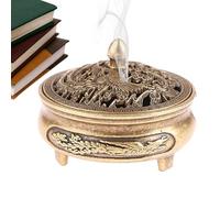 Decorazioni Per Bruciatori Di Incenso - Porta Di Incenso In Metallo | Ornamento Di Aromaterapia Decorativa | Supporto Per Incenso Sul Coperchio Staccabile, Decorazione Del Tavolo Vintage, Diffusore Pr