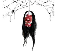 Decorazioni per Casa Stregata - Decorazioni Halloween Testa per Esterni | Ornamento Realistico per Parte del Corpo per Labirinti Horror, Stanze di Fuga, Sfondi Fotografici, Mostre da Giardino, Teatro