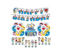 Decorazioni Per Compleanno Doraon Decoraciones di Compleanno Doraemon Festa di Compleanno Doraon Palloncino Feste Doraemon Palloncini Feste Pokonyan Topper Torte Pokonyan Striscione di Compleanno