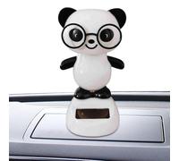 Decorazioni per cruscotto auto | Bambola danzatrice del cruscotto 'auto - Giocattolo con testa di scossa di animali a energia solare figurine decorazione per la decorazione di pascolo