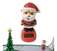 Decorazioni Per Cruscotto Auto - Figure Natalizie Ad Energia Solare,Statuine Di Babbo Natale Oscillanti Per Cruscotto,Per Feste Compleanno Casa Party Interno Auto Camion