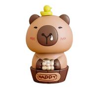 Decorazioni per cruscotto auto - Giocattolo solare per gatti Capybara, decorazioni interne per veicoli sul posto di lavoro Console casa campeggio Pendolarismo Guida quotidiana Viaggio su strada