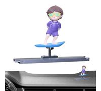 Decorazioni Per Cruscotto Auto - Ornamento Auto Con Bambina Carina Che Scuote La Testa,Decorazione Ragazzina per Console Centro per Uomo Donna
