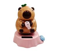 Decorazioni per Cruscotto Auto Statua capibara solare