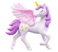 Decorazioni per cupcake a forma di cavallo per bambini, 5 x 3 x 5 cm, decorazioni per feste di compleanno con cartoni animati, per auto, statua di cavallo con ali