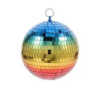 Decorazioni Per Discoteca - Da Discoteca Riflettente Con Glitter | Palline Da Discoteca Leggera Con Anello Di | Forniture Per Decorazioni Per Festa Ornamento Per Carnevale