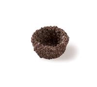 decorazioni per dolci LE CESTINE ,cestine in cialda stampata ricoperte bussy conf da 100 pz (cacao)